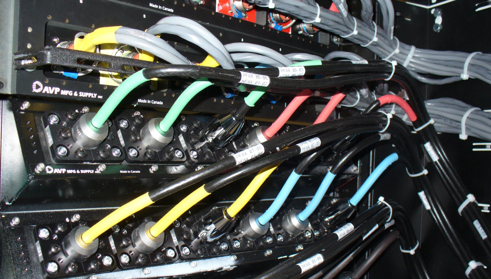 Advanced Broadcast Cabling, Installation of Cables and Equipment, STUDIO TRIAX DISTRIBUTION PATCH, TRIAX, AVP PANEL, BULK HEAD, CAMERA CONTROL, , BROADCAST PRODUCTION